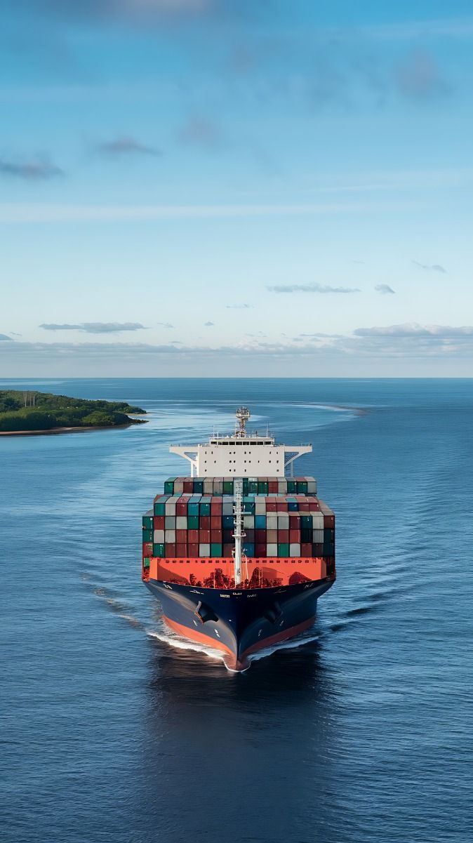 large container ship